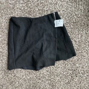 Zara black skort nwt